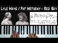 *Red Sky* (Pat Metheny / Lyle Mays) - piano arrangement