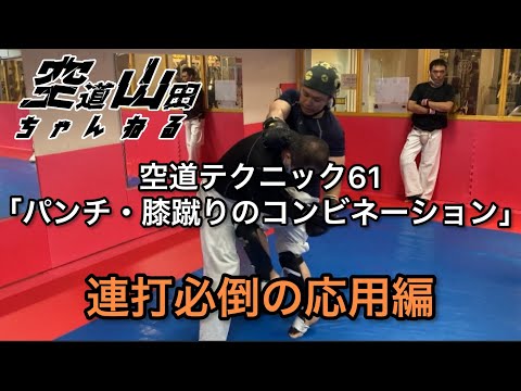 【武道】空道テクニック61「パンチ・膝蹴りのコンビネーション」【格闘技】