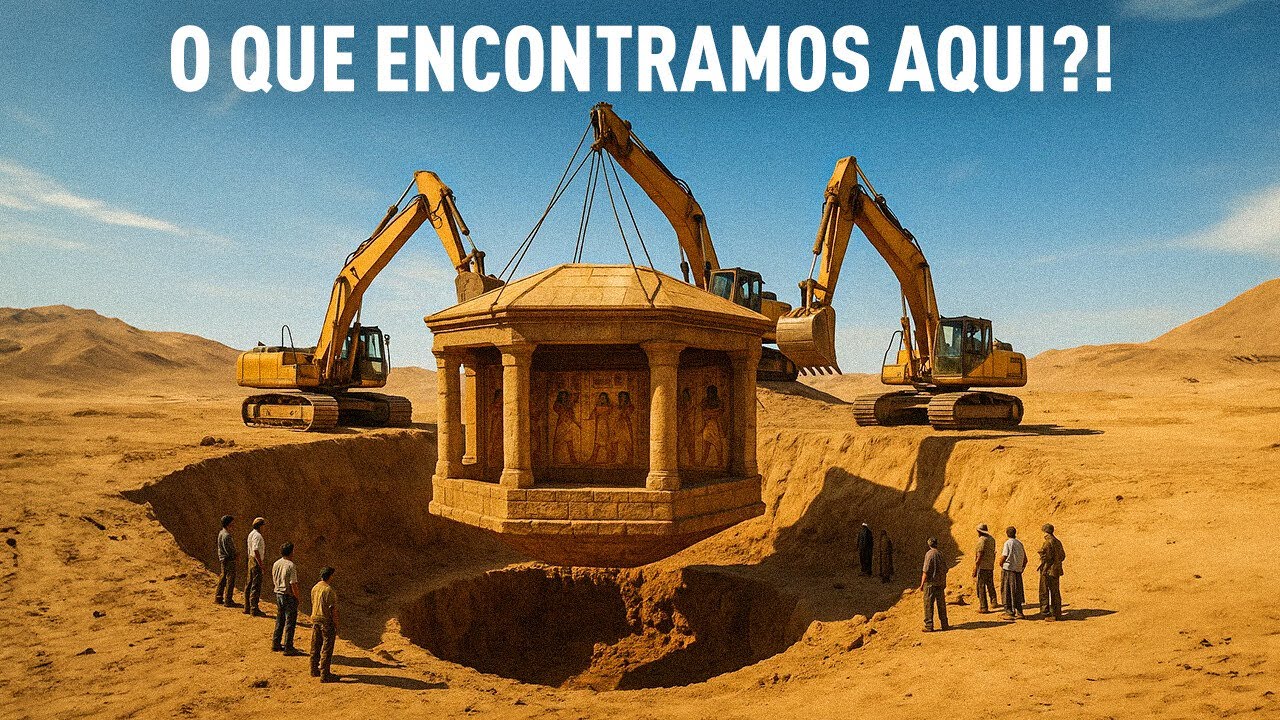 Anomalia chocante descoberta sob as areias do Egito!