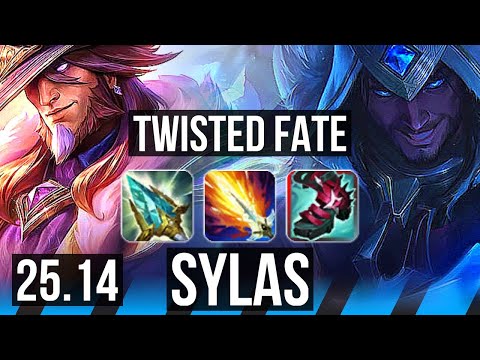 TWISTED FATE vs SYLAS (MID) | KR Diamond | 25.14