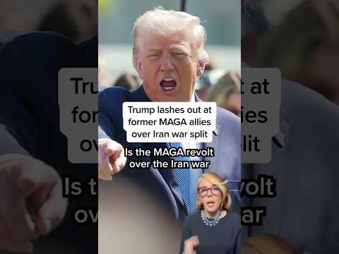 Trump lashes out at former MAGA allies over Iran war split