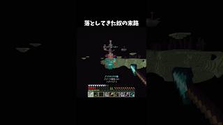 落としてきた奴の末路 #minecraft