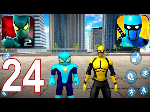 Power Spider Superhero 2 Vs  Blue Ninja - Gameplay Walkthrough Part 24 (iOS, Android)