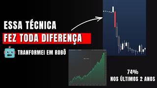 74% DE ACERTO OPERANDO APENAS O PRIMEIRO CANDLE DO DIA!
