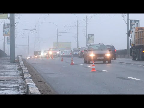 С 18 декабря в Гомеле ограничат нагрузку на новобелицкий путепровод видео