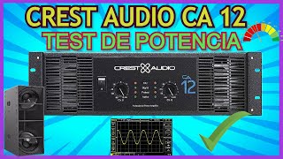 Video thumbnail for CREST AUDIO CA 12 💥TEST DE POTENCIA 💪🏽REVISION, PRUEBA DE SONIDO ✨🔊🔊 by MOISES SHENTE - AUDIO PROFESIONAL