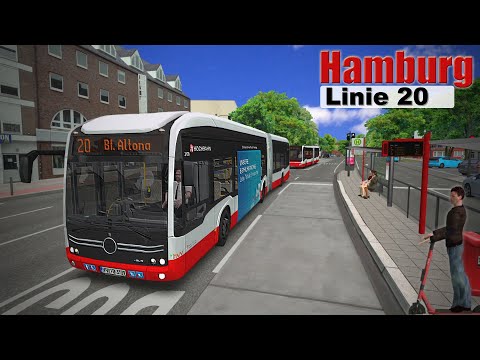 OMSI 2 Hamburg Linie 20 im eCitaro G vom Betriebshof 🚌 Let's Play OMSI 2 | #1107