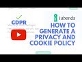 How to generate a Privacy and Cookie policy with iubenda