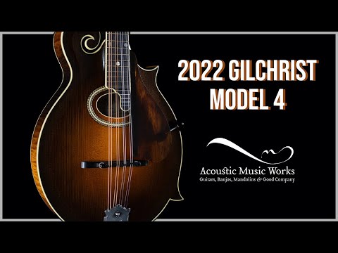 Acoustic Music Works - 2022 Gilchrist Model 4, Oval Hole Mandolin, Adirondack Spruce, Maple