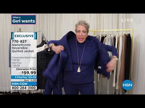 MarlaWynne Reversible Quilted Jacket