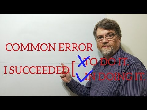 English Tutor Nick P Lesson (350 ) Succeed in Doing Something Not Succeed to Do Something