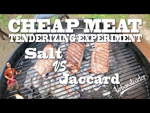 Tenderizing Steak Experiment: Dry Salt Brine vs Jaccard