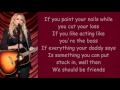 Miranda Lambert ~ We Should Be Friends (Lyrics)