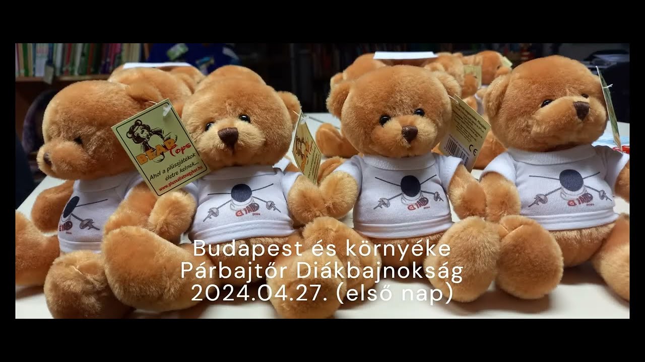 Budapest és környéke Párbajtőr Diákbajnokság 2024.04.27 megnyitó