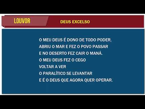Deus excelso - CIAS (Projeção)