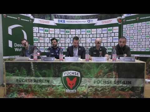 Pressekonferenz Füchse Berlin vs. TBV Lemgo
