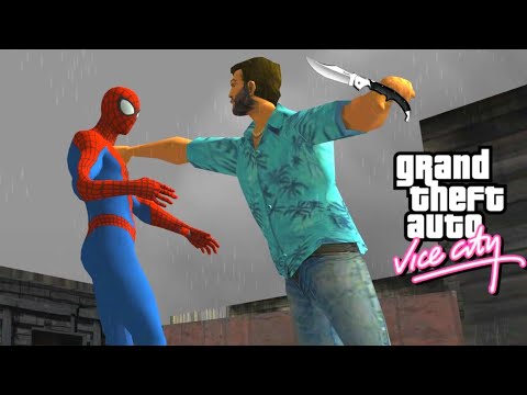 OMG 🔥 Amazing SPIDERMAN Missions in GTA VICE CITY