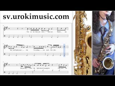 Lär Dig Spela Saxofon (Tenorsaxofon) Passenger - Let Her Go Tabs Nybörjare Del 2 um-i492