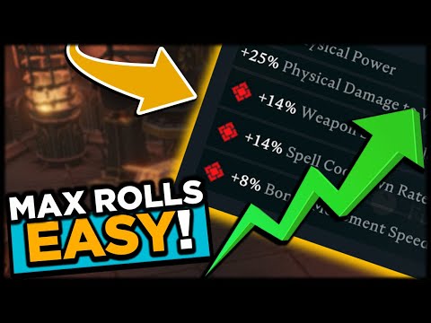 TRICK for MAX ROLLS on your weapons EASILY in V Rising!