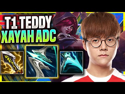 TEDDY PERFECT GAME WITH XAYAH! - T1 Teddy Plays Xayah ADC vs Kai'sa! | Season 11