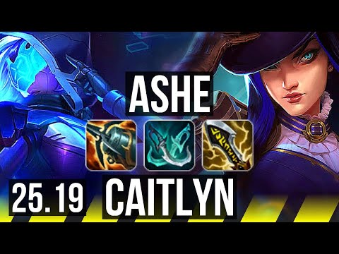 ASHE & Elise vs CAITLYN & Bard (ADC) | 45k DMG, 10/4/13 | KR Master | 25.19