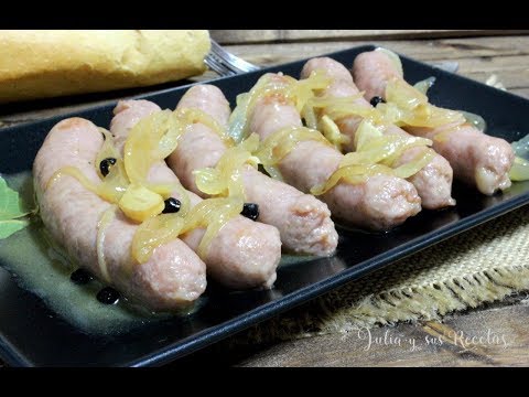 Cómo hacer salchichas al vino blanco | Receta MUY FÁCIL Y RICA