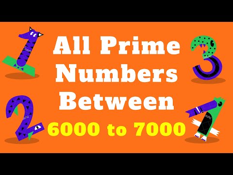 All Prime Numbers List Between 6000 Up To 7000