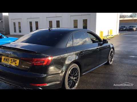 KM19SPC AUDI A4 TFSI BLACK EDITION BLACK 2019, Sytner Audi Bradford