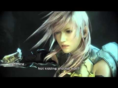 Final Fantasy XIII-2 - Lightning Vs Chaos Bahamut Fight (Round 1)