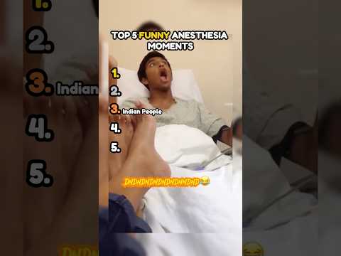 Top 5 Funniest Anesthesia Reactions part 96 🤣 #shorts
