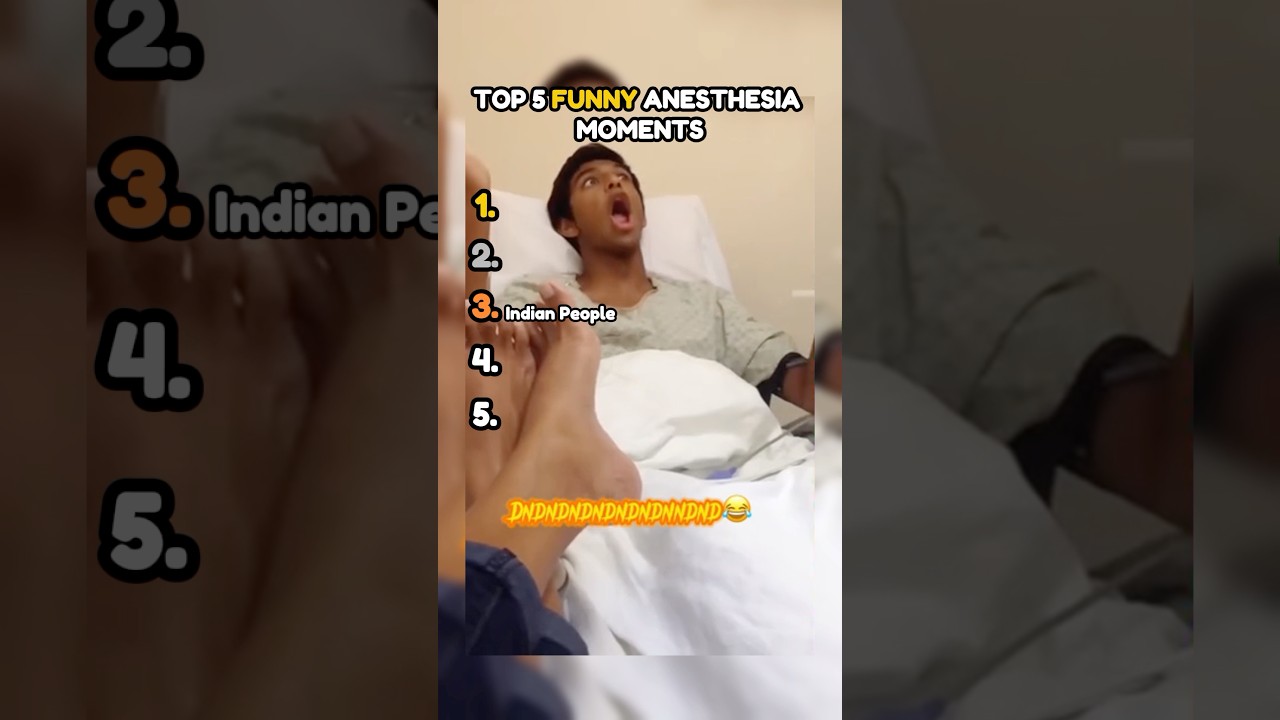 Top 5 Funniest Anesthesia Reactions part 96 🤣 #shorts