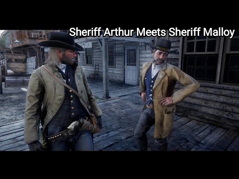 I've Never Seen Such A Painful Death in RDR2 (Sheriff Malloy) - Red Dead Redemption 2