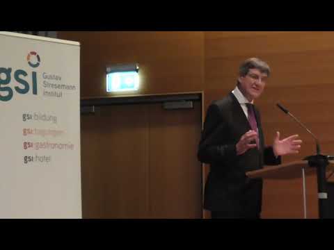 100. Jahrestag Kanzlerschaft Gustav Stresemann - Rede Prof. Dr. Karl-Heinz Paqué