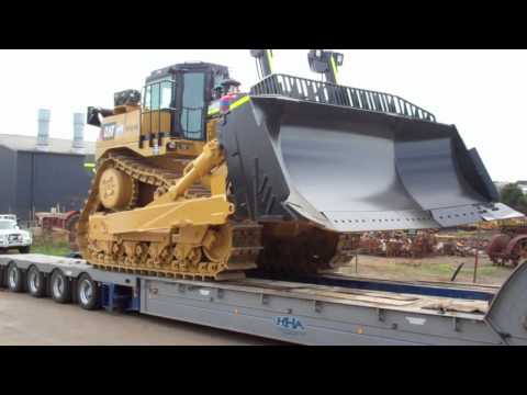 Matilda Equipment dozer being transported