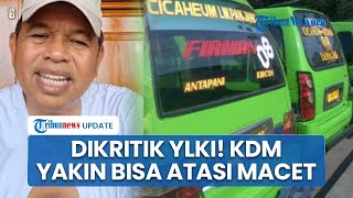 Respons Kritikan YLKI, Dedi Mulyadi Yakin Angkot Libur Bisa Atasi Macet Libur Tahun Baru di Bandung