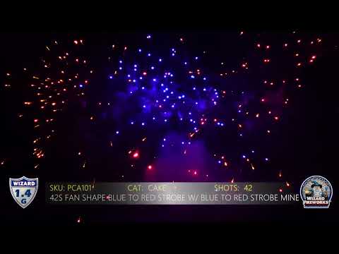 PCA101 42S Fan Shape Blue to Red strobe w/ Blue to Red Strobe Mine