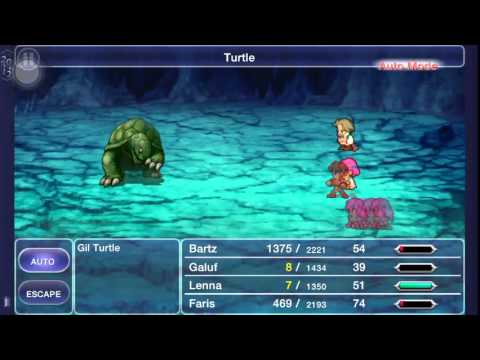 Final fantasy 5 v best way to get quick gil. Easy way to battle and kill gil turtle. Gil cave.