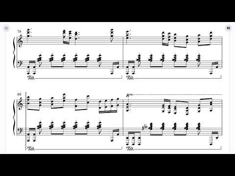 Munashiki Nagare [Passage of Emptiness] - Piano Solo Cover transcription