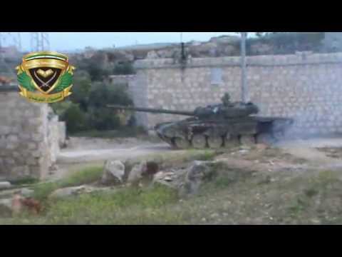 التوجه بالدبابات لتحرير مخيم حندرات من قبل لواء الفرقان