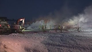 After a fire destroyed their community store, Amish in Unity determined to rebuild