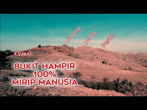 BUKIT RAKSASA TIDUR SUMBA TIMUR || DRONE FOOTAGE