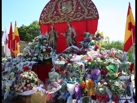 Calahorra La Rioja Fiestas Verano La Ofrenda Floral a Los Santos