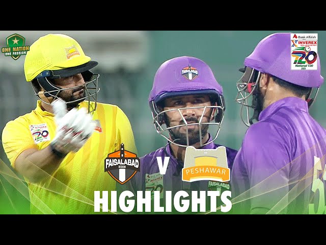 Full Highlights | Faisalabad vs Peshawar | Match 35 | National T20 Cup 2025 | PCB | M2L1A
