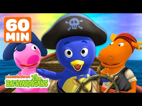 1 Hour of Pirate Pablo Sailing the Open Seas & Finding Treasure! w/ Tyrone | The Backyardigans