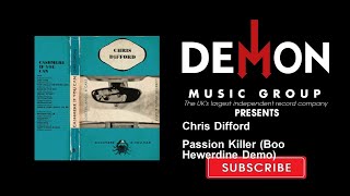 Chris Difford - Passion Killer (Boo Hewerdine Demo)