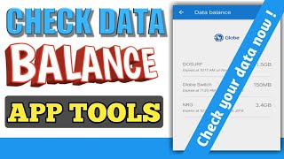 how to check data balance in globe pocket wifi
