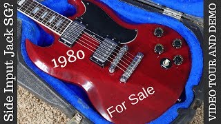 Video thumbnail for 1980 Gibson SG Standard Cherry Demo by The Trogly's Guitar Show