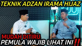 Download lagu TEKNIK BELAJAR ADZAN NADA HIJAZ || Khusus Nafas Pendek Nada Rendah Cocok  Untuk Pemula‼️ mp3