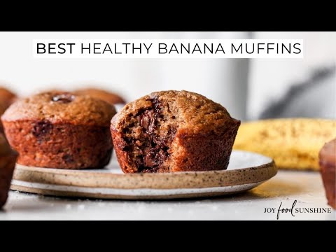 Healthy Banana Muffins Recipe