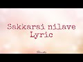 Sakkarai Nilave Lyric Song Mani Sharma Youth
